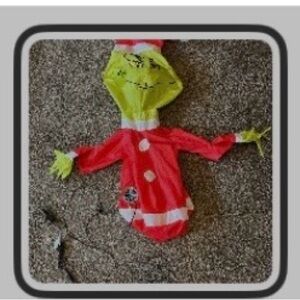 Grinch car buddy Festive Red and Green Inflatable Decoration
